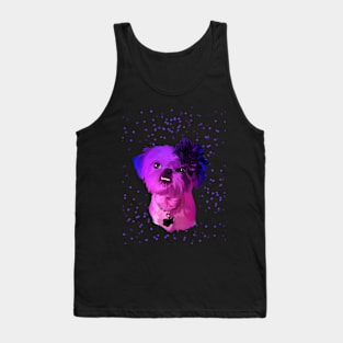 Dog cat colorful Tank Top